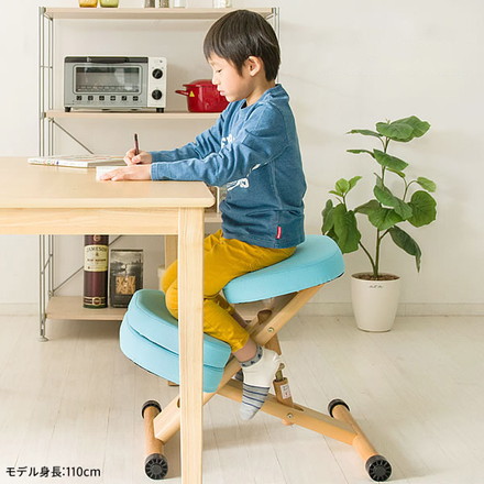 学習チェア 補助クッション付 プロポーションチェア キッズ 背筋が伸びるチェア キッズチェア 子供チェアー 学習イス オレンジ