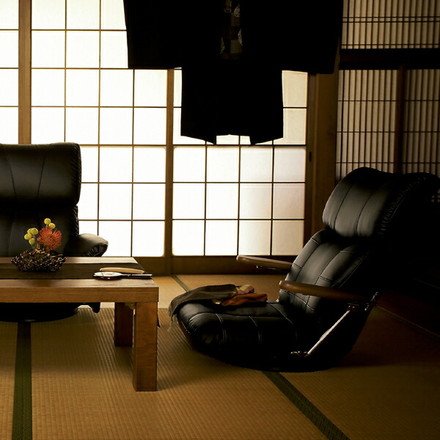 木肘スーパーソフトレザー座椅子 YS-1364 座椅子 ブラウン