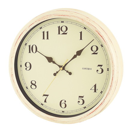 電波掛時計エアリアルレトロ W-571 WH シンプル ナチュラル インテリア雑貨 インテリア 雑貨