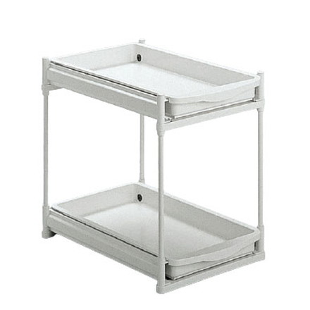 伸晃 シンク下スライドラック 2段 SS-302