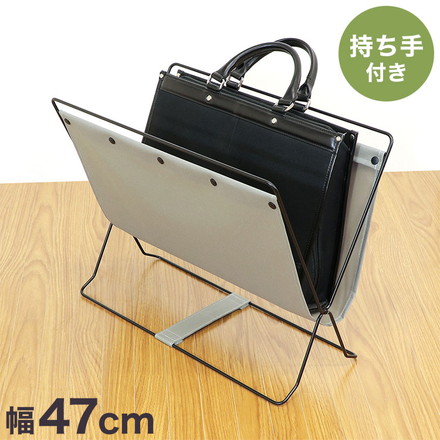 収納ボックス フロアーラック ハンモックタイプ グレージュ ベストコ 荷物置き 折りたたみ 収納 荷物 便利 コンパクト カバン置き 収納ケース カゴ 手荷物 軽量 持ち運び 汚れにくい シンプル 無地