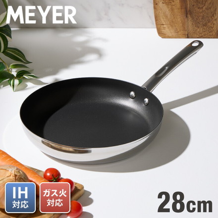 MEYER マイヤー フライパン 28cm ステンレス ガス火 IH対応 PFOAフリー STAR CHEF 4 スターシェフ 新モデル