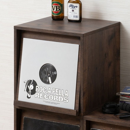 arizona キューブボックス LPレコードタイプ ディスプレイ棚 飾り棚 収納ボックス ラック 収納ラック