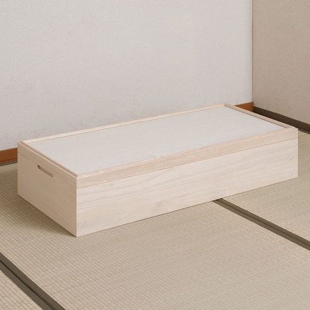 桐心 桐ケース 1段 衣装ケース 押入れ クローゼット 桐たんす 保管庫 保管ケース 竹炭シート 着物 衣類収納 洋服