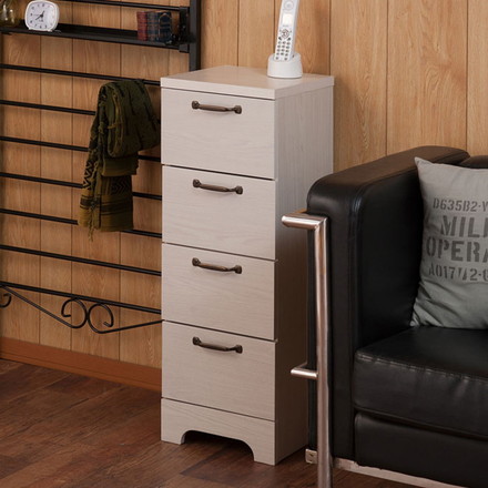 Late カウンター下収納チェスト 幅30 ホワイト 木目 カウンター下収納 引き戸 引き出し 幅30 ランドリー