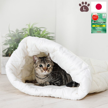 ねこのおふとん 日本製 Lサイズ グレー