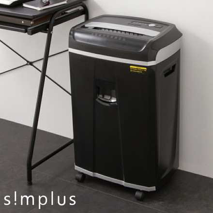 simplus オフィスシュレッダー 業務用 60分連続裁断 SP-OA265-BK