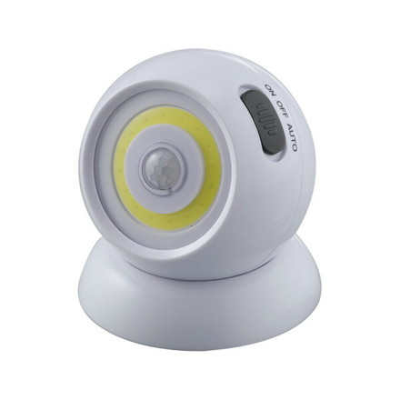 セーブ・インダストリー COBセンサーライト マグネット台座付 人感ライト 防犯 夜間 LEDライト