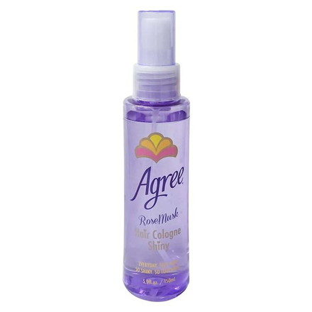 【単品2個セット】 アグリー フレグランス ヘアコロン シャイニー ローズムスク 女性 ジャストフィット 携帯 便利 スリム スプレーボトル入り