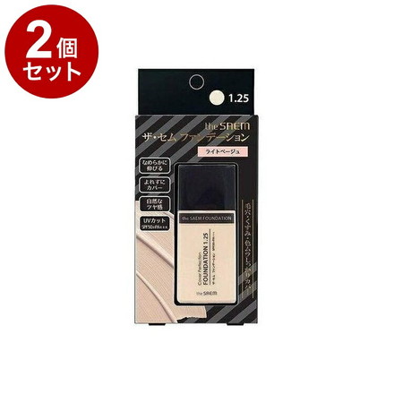 【単品2個セット】 theSAEM ザ・セム CPファンデーション 1.25:ライトベージュ 35G 韓国 韓国コスメ コスメ