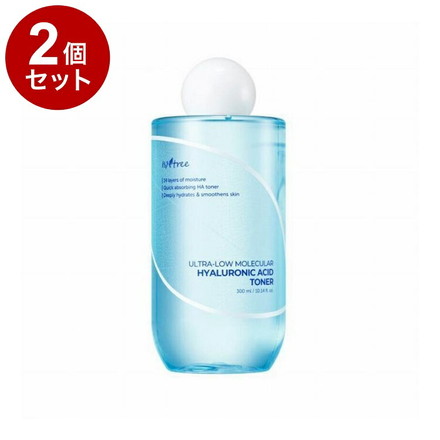 【単品2個セット】 イズエンツリー 超低分子ヒアルロン酸トナー ISNTREE 300ml