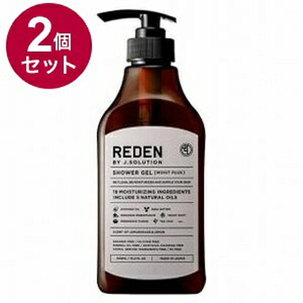 【単品2個セット】 リデンボディソープ モイストプラス450ml REDEN ボディソープ ヒアルロン酸 メンズ 男性用 レモン レモングラス オイリー 脂性肌 乾燥肌 保湿 体臭