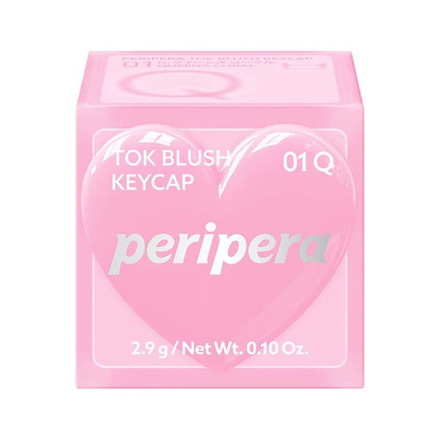 ペリペラ トック ブラッシュ キーキャップ 01 Q:クイーンズコーラル 血色メイク チーク メイクアップ peripera 韓国コスメ