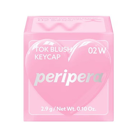 ペリペラ トック ブラッシュ キーキャップ 02 W:ウィップペタル 血色メイク チーク メイクアップ peripera 韓国コスメ