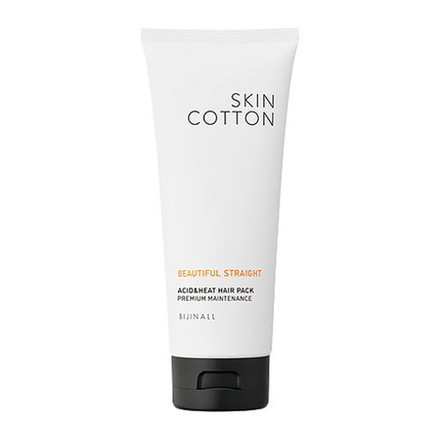 SKINCOTTON スキンコットン ビューティフルストレート 酸熱ヘアパック チュベローズの香り 180g パサつき うねり 広がり くせ毛 ストレート さらさら 酸熱
