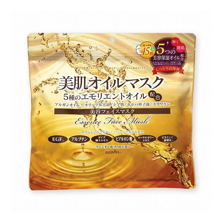 ALOVIVI アロヴィヴィ 美肌オイルマスク 45枚 東京アロエ