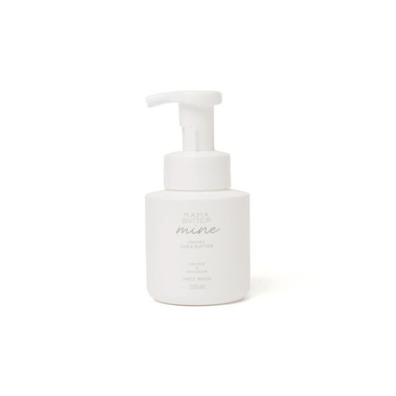 ママバター マイン フェイスウォッシュ 160ml 濃密泡 洗顔 オーガニックシアバター MAMABUTTER