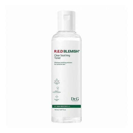 【単品2個セット】 Dr.G R.E.D BLEMISH クリアスージングトナー 韓国コスメ 角質ケア 保湿ケア ふきとり化粧水 シカコンプレックス 植物エキス 保湿 美容成分 角層 うるおい感 拭き取り化粧水