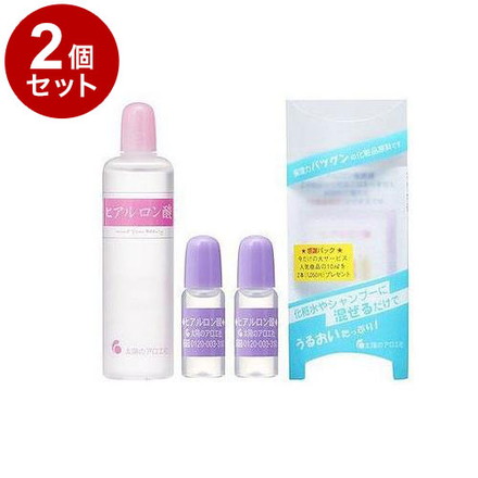 【単品2個セット】 太陽のアロエ社 ヒアルロン酸 原液 80ml + 10ml×2本 100ml 化粧水 美容液 シャンプー リップ 潤い 保湿 乾燥 ハリ ヘアケア 基礎化粧品 ボディケア スキンケア パック