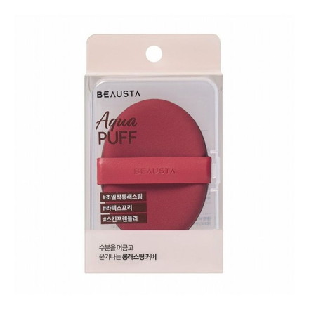 ビュースタ アクアパフ 1枚入 メイクアップ メイク道具 メイク用品 ファンデーションパフ BEAUSTA