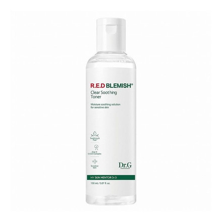 Dr.G R.E.D BLEMISH クリアスージングトナー 韓国コスメ 角質ケア 保湿ケア ふきとり化粧水 シカコンプレックス 植物エキス 保湿 美容成分 角層 うるおい感 コットンパック 拭き取り化粧水