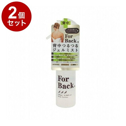 【単品2個セット】 For Back フォーバック 背中つるつる薬用ジェルミスト 100ml 背中ケア