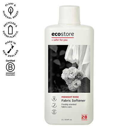 ecostore ファブリックソフナー ミッドナイトローズ 1L エコストア 柔軟剤 洗濯用品 肌にやさしい 天然 植物由来 敏感肌 低刺激
