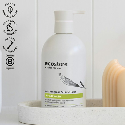ecostore ハンドウォッシュポンプ レモングラス&ライムリーフ 300mL エコストア ハンドウォッシュ