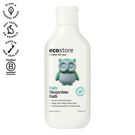 ecostore ベビースリーピータイム 200mL エコストア ベビー 入浴剤 赤ちゃん(生後6カ月) ベビー 保湿 自然派 植物由来 低刺激 敏感肌