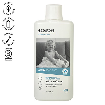 ecostore ファブリックソフナー 無香料 1L エコストア 柔軟剤 洗濯用品 肌にやさしい 天然 植物由来 敏感肌 低刺激