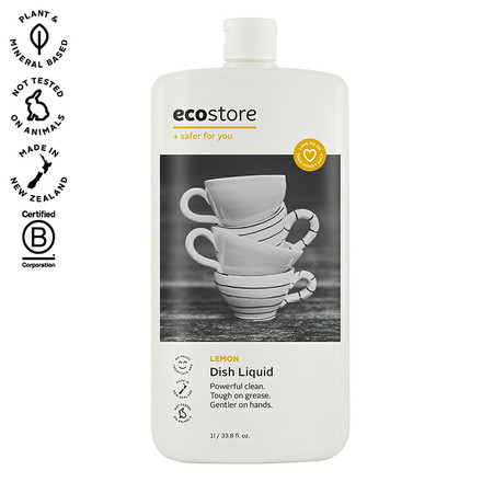 ecostore ディッシュウォッシュ リキッド レモン 1L エコストア 食器用洗剤 調理器具用 自然派 植物由来 低刺激 肌に優しい 敏感肌