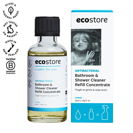 ecostore リフィルコンセントレート バスルームクリーナー シトラス 50mL エコストア お風呂用洗剤 プラスチックフリー 濃縮クリーナー 10倍濃縮