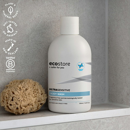 ecostore ボディウォッシュ 無香料 350mL エコストア ボディウォッシュ なめらか 泡 すっきり うるおい 清潔 肌