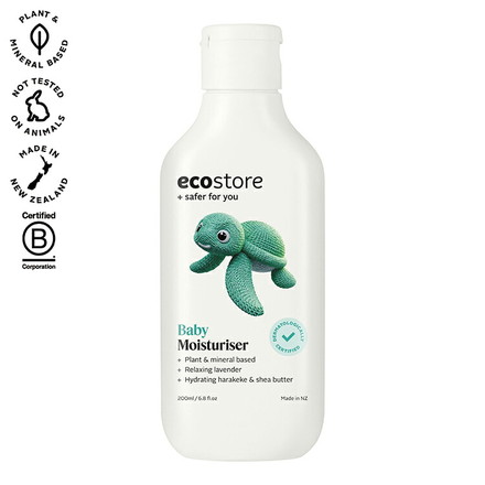 ecostore ベビーモイスチャライザー 200mL エコストア ベビー 保湿 ボディケア ナチュラル 低刺激 敏感肌 スキンケア 肌にやさしい 天然 自然派 お風呂