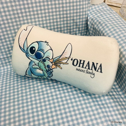 ミニリラックスピロー スティッチ お昼寝枕 ミニ枕 小さめサイズ 低反発 腰当クッション キャラクター