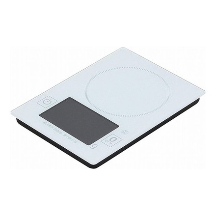 量 HAKARI ガラストップデジタルキッチンスケール 3.0kg用 D-6609 パール金属 キッチン用品
