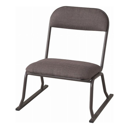 パイプ積み重ね座イス ハイバックブラウン N-8404 パール金属