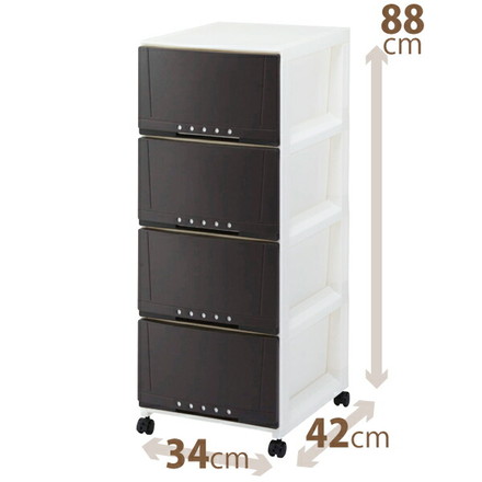 天馬 プロフィックス ルームケース 3404 4段 PROFIX チェスト タンス 収納 ボックス