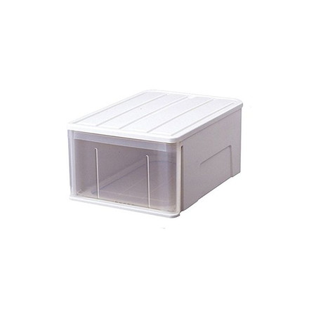 たっぷり収納ケース ホワイト 引き出し プラスチック55M