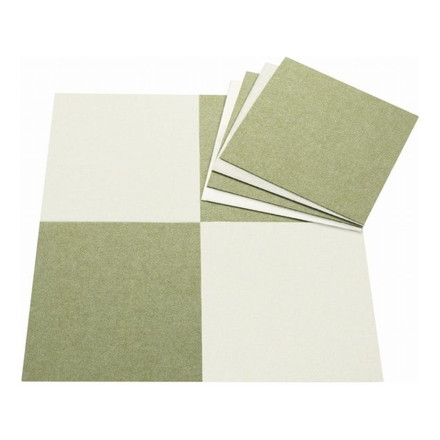 サンコー おくだけ吸着 バリアフリータイルマット 30×30cm ライトグリーン 8枚入 KH-19