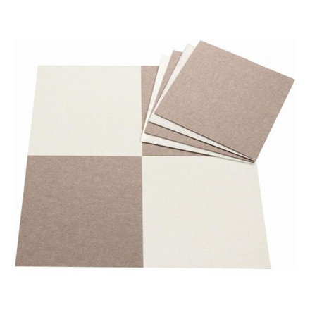 サンコー おくだけ吸着 バリアフリータイルマット 30×30cm ライトベージュ 8枚入 KH-20