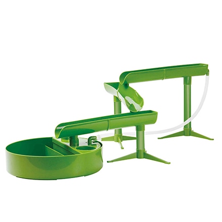 竹丸 本格 流しそうめん 立体 スライダー 組み立て式 家庭用 電池式 流しそうめん器 全長1m 電動 流し素麺 卓上 KDSM-006G