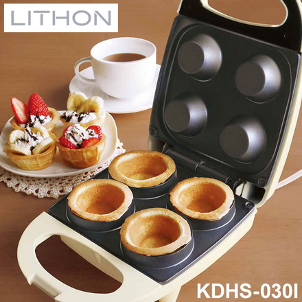 スイーツカップケーキメーカー お菓子作り スイーツ作り 調理家電 ライソン LITHON KDHS-030I