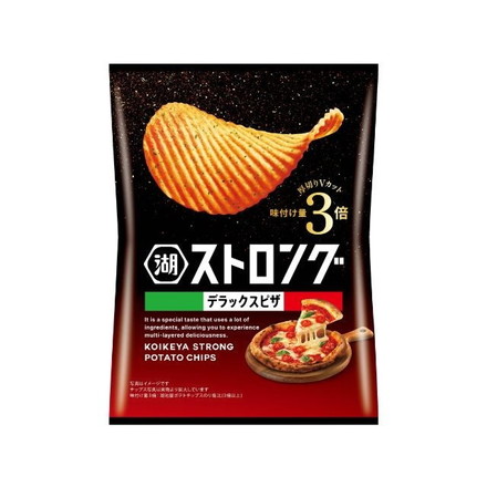 【単品12個セット】 湖池屋 ストロングデラックスピザ 53g