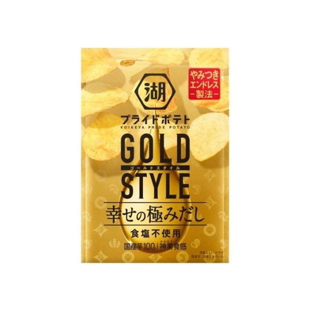 【単品14個セット】 湖池屋 プライドポテト GOLD STYLE 幸せ極みだし食塩不使用 36g