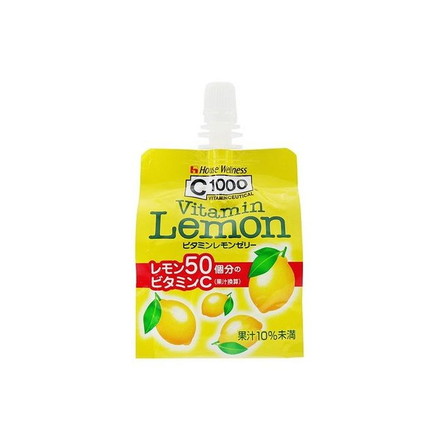 【24個セット】 ハウスWF C1000ビタミンレモンゼリー D 180g x24 まとめ売り セット販売 お徳用 おまとめ品