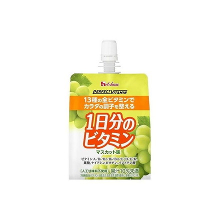 【6個セット】 ハウスWF 1日分ビタミンゼリー マスカット 180g x6 セット まとめ売り セット販売 お徳用 おまとめ品