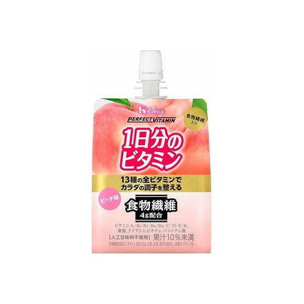 【6個セット】 ハウスWF 1日分のビタミンゼリー食物繊維 180g x6 セット まとめ売り セット販売 お徳用 おまとめ品