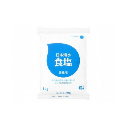 【まとめ買い】 日本海水 食塩 1Kg x6個セット 食品 業務用 大量 まとめ セット セット売り