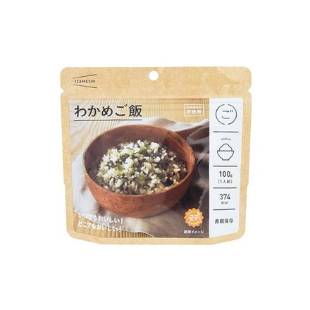 【6個セット】 IZAMESHIわかめご飯 100g x6コ